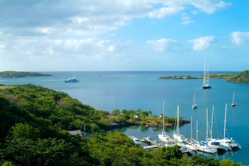 View from Woburn Villas Self Catering Apartments Grenada